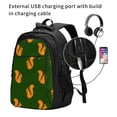 thumbnail image 2 of Honeii Bold Squirrel Silhouettes for Travel Laptop Backpack, Business Laptops Backpack with USB Charging Port, College High School Computer Bag for Men Women, 2 of 7