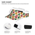 thumbnail image 3 of Pofeuu Colorful Frogs Print Sunscreen Visor Cap Adjustable Sport Empty Top Baseball Sun Cap for Men Women Sports Outdoor Headwear, 3 of 7