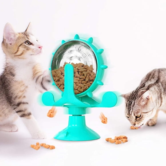 Shxx Pet Supplies Windmill Cat Toy,cat Teasing Windmill Toy-rotating Cat Toys-interactive Teasing Cat Toy-funny Interactive Training Pet Leakage Toy,b