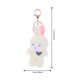thumbnail image 3 of 2pcs Plush Bunny Keychain Rabbit Keychain Cartoon Keychain Backpack Charms, 3 of 4