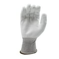 thumbnail image 3 of 10-Pack of Cordova 3700XXL Premium Work Gloves, White 13-Gauge HPPE Shell, White Polyurethane Palm Coating, ANSI Cut Level A2, 2X-Large, 3 of 5