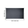 thumbnail image 2 of VEVOR Retractable Side Awning 118" x 71", Retractable Patio Screen Waterproof, Retractable Room Divider Grey for Privacy, Garden, Outdoor, Patio and Terrace, 2 of 9