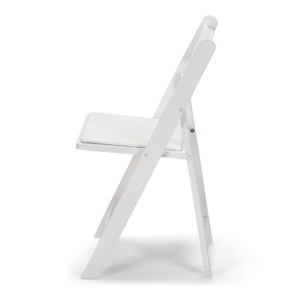 Titan Series Wood Folding Chair - White - 4 Pack