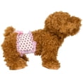 thumbnail image 4 of CUECUEPET Reusable and Comfortable Physiological Sanitary Fashion Panty Wear for Female / Girl Dogs or Puppies ( Pink / Black Polka Dots) [Multiple Sizes Available], 4 of 6