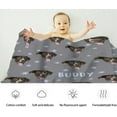 thumbnail image 4 of Yibo Cute French Bulldog Blanket, Animal Dog Print for Puppy Dog Crib Bed Couch Sofa Super Soft Lightweight Throw Frenchie Gifts for Women, Bulldog Lover,Baby for Pet/Stroller, 4 of 8