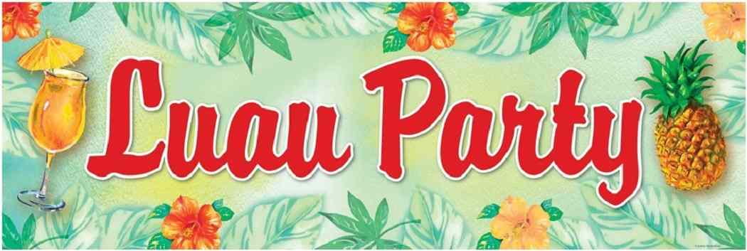 Pineapple Punch Cocktail Summer Luau Pool Party Decoration Giant Plastic Banner