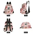 thumbnail image 4 of FORMRS Mini Backpack Purse for Women Quilted Travel Daypack Casual Shoulder Bag, Brown Christmas Cups, 4 of 7