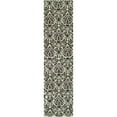 thumbnail image 3 of SAFAVIEH Chelsea Jackalyn Damask Wool Area Rug, Sage/Chocolate, 2'6" x 4', 3 of 10