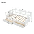 thumbnail image 7 of Twin Size Daybed Wood Bed with Two Drawers, 7 of 7