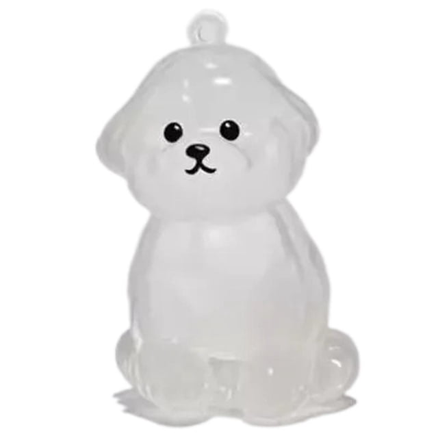 Dog Hair Collector Keychain, Cute Transparent Dog Hair Memorial Keychain, Dog Hair Holder, Dogs Hair Storage Capsules, Creative Memorial Gifts for Pet Lovers