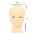 thumbnail image 5 of Ettsollp Professional Female Mannequin Head for Makeup Practice Bald Manikin Head with Good Display Effect for Makeup Training Eyelash Extensions And Wig Display, 5 of 7