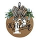 thumbnail image 1 of Placa Colgante Personalizada para Puerta de Entrada | Decoración de Temporada de 30 X 30 Cm con Cinta | Elija Entre 26 Letras para Un Letrero de Bienvenida Personalizado, 1 of 1