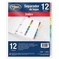 thumbnail image 1 of Separador numerado Wilson Jones P6991 tamano carta cejas plastificadas, 1 juego, 1 of 4