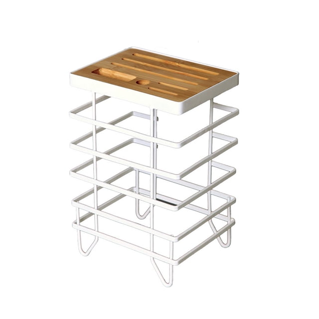 Soporte para utensilios de cocina Estante de almacenamiento de cocina Multifunción Utensilio fácil de limpiar Largo perfecl Titular de utensilios