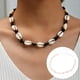 thumbnail image 3 of Jumpingount Collar de moda exquisita gargantilla de playa cadenas de cuerda únicas accesorios de ropa de joyería regalos de cumpleaños de fiesta de niña Accesorios de disfraces Blanco NL320-01 Jumpingount AP015065-01, 3 of 6