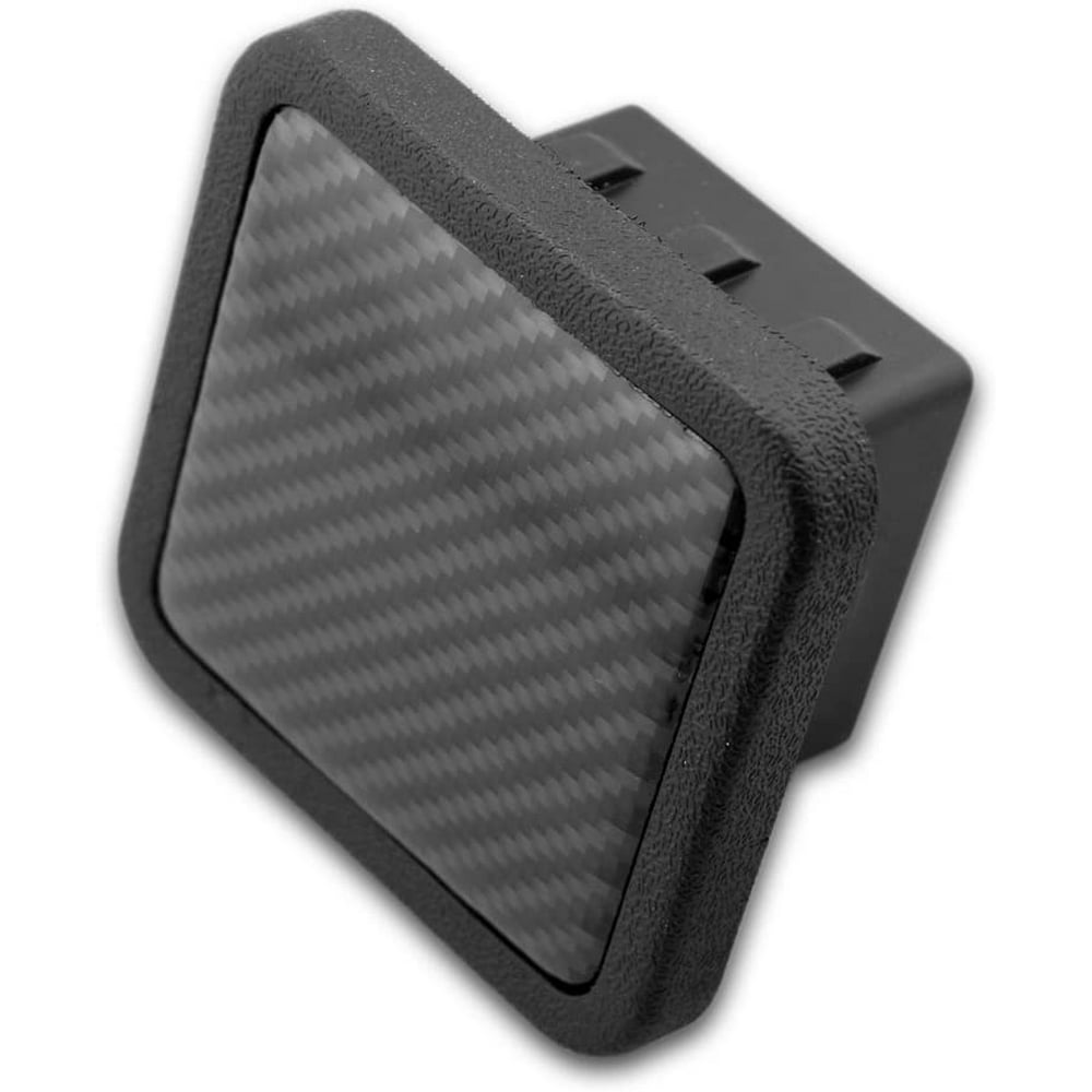 eVerHITCH Trailer Hitch Cover Plug Insert (Fits 1.25" Receivers, Carbon