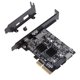 thumbnail image 1 of Tarjeta Pci Express Riser Pci-e X4 adaptador de tarjeta a USB 3,2 Gen 2 Riser añadir en la tarjeta Feliz Sencillez, 1 of 5