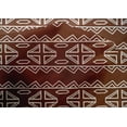 thumbnail image 4 of Tissu de Soie de Coton Pomme Chevron & Triangle Bloc Tissu Imprimé par la Cour 42 Pouces de Large, 4 of 4