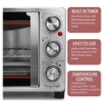 thumbnail image 6 of 26.4 Quart Toaster Oven French Door, Stainless Steel Electric Countertop Oven - Bake, Broil, Toast with Timer & Temp Control, 6 of 8