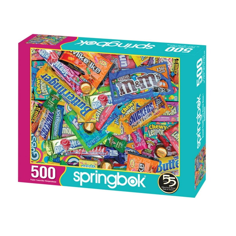 Sweet Tooth 500 Piece Jigsaw Puzzle - Colorful Assortment of Your