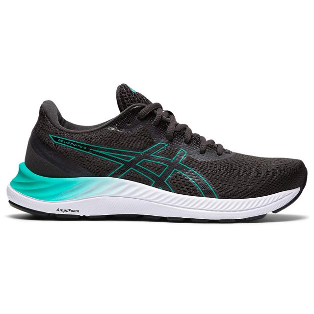 ASICS Women's Gel-Excite 8, Black/Baltic Jewel, 8.5 Medium