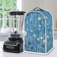 thumbnail image 5 of HELLHERO Abstract Striped Pattern Coffee Machine Dust Cover 1pc Blender Dust Cover Polyester Reusable for Home Kitchen Indoor Multifunctional, 5 of 6
