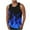 Blue, variant on AIEOTT Flame Print Shirt Men Fashion Sleeveless Vest Graphic Print Tank Top Casual Crewneck Shirts Summer Cut off Shirts