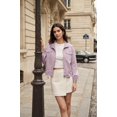 thumbnail image 5 of NAYTOAO Womens Zip Up Stand Collar Jacket Multi Pocket Drawstring Hem Outerwear, 5 of 9