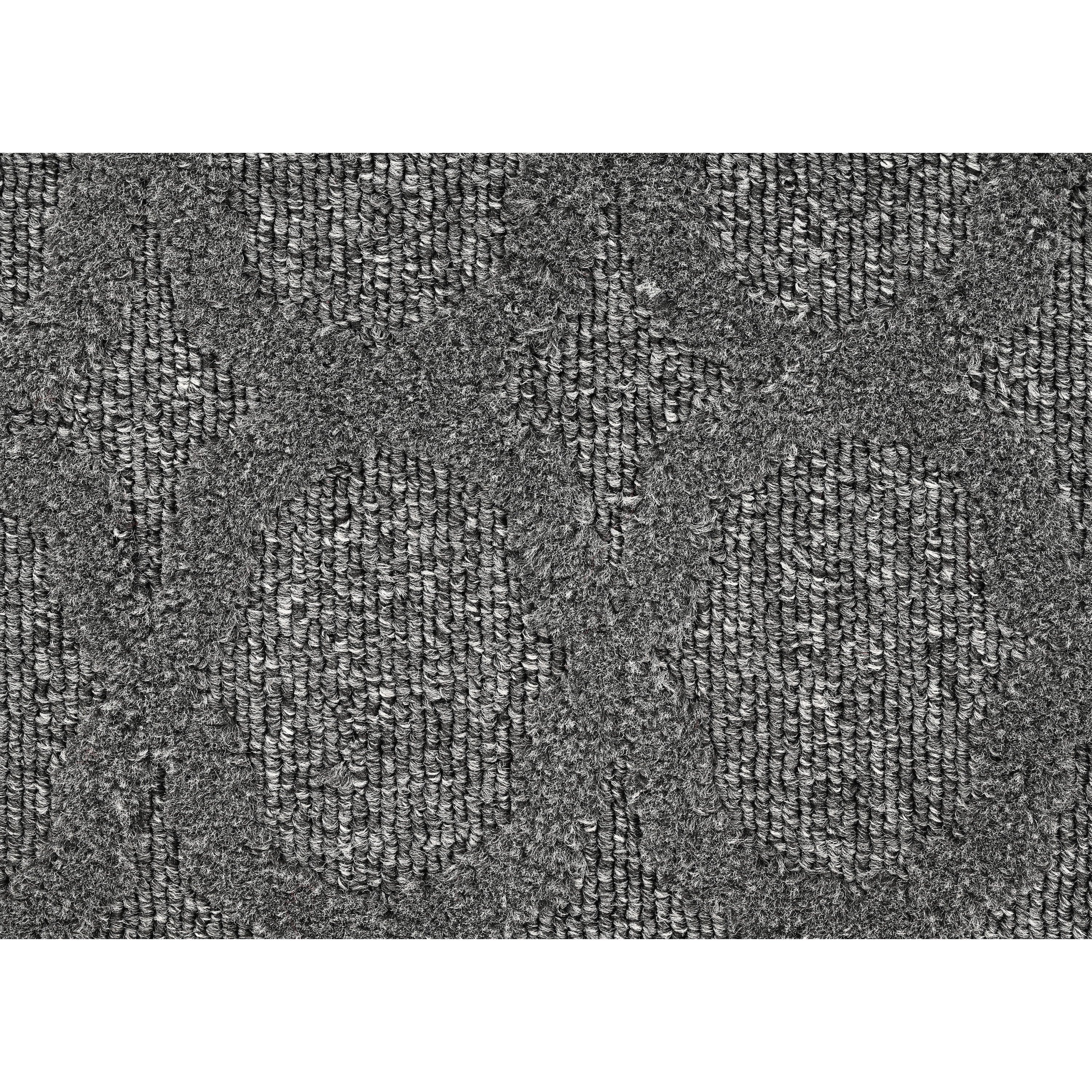 Garland Rug Garden Trellis Polypropylene Heather Gray Indoor/Outdoor Area Rug, 6' x 9'