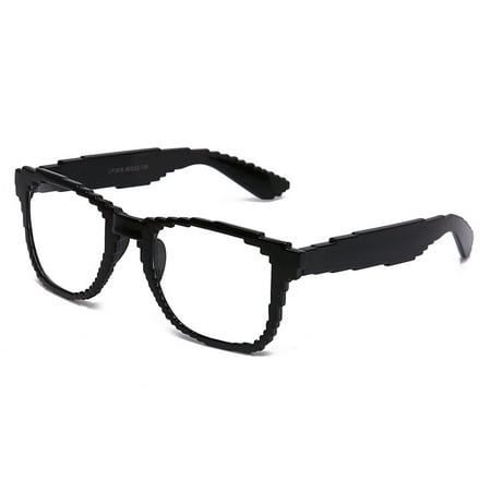- IG Unisex Nintendo 8 Bit Video Game Clear Lens Glasses in Black