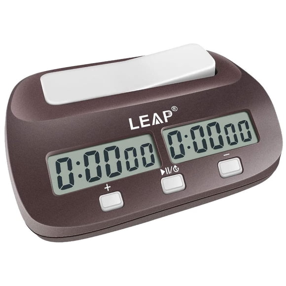 Reloj de ajedrez LEAP 9923, temporizador digital para juegos de mesa