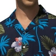 thumbnail image 3 of sogami Mens Short Sleeve Casual Hawaiian Shirt Summer Floral Aloha Camp Shirts, 3 of 6