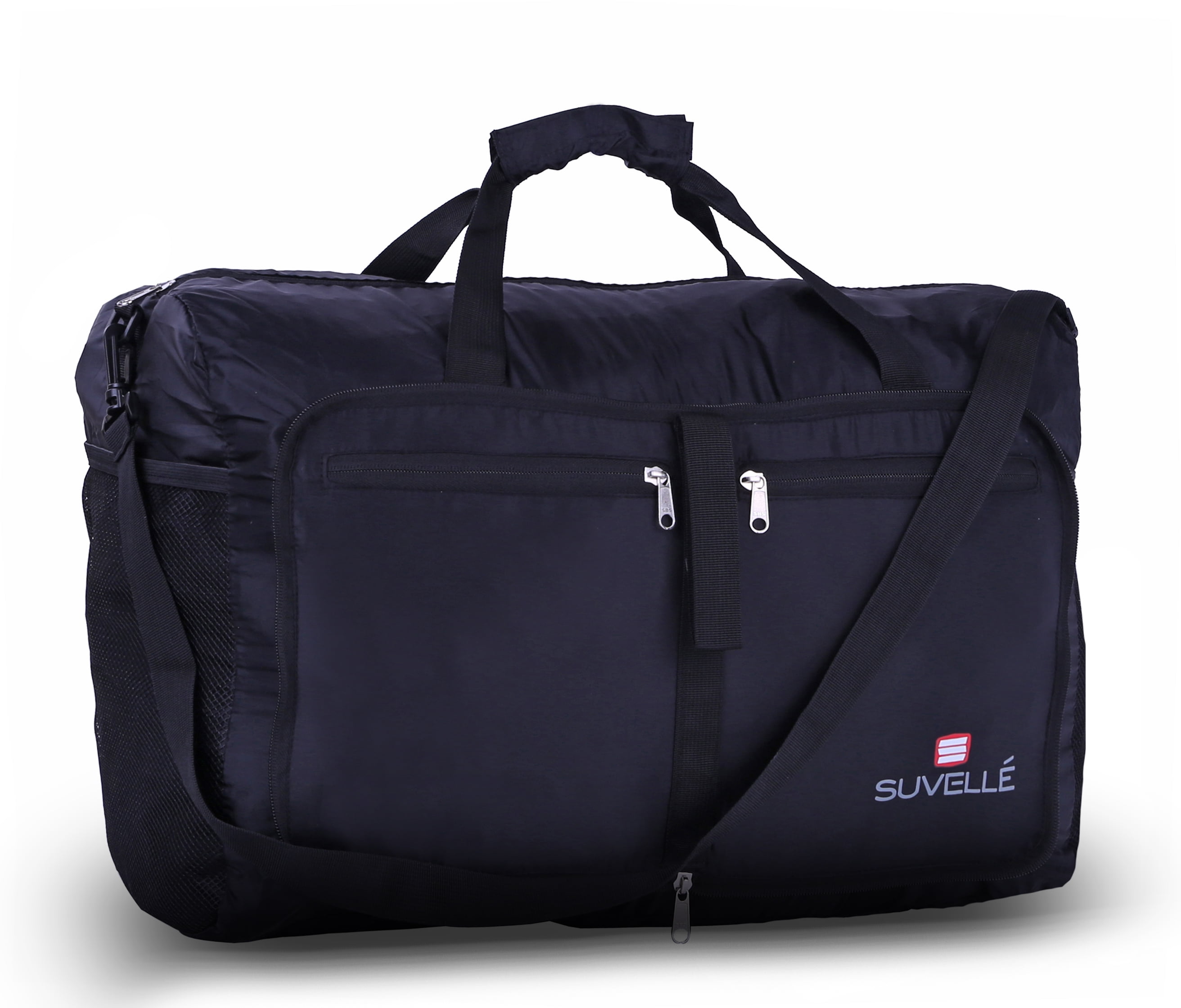 SUVELLÉ Suvelle Lightweight 21 Travel Foldable Duffel Bag for Luggage Gym Sports Water Resistant Nylon Duffle 