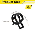 thumbnail image 2 of 12Pcs Spring Band Type Action Fuel/Silicone Vacuum Hose Pipe Clamp, 15mm Low-Pressure Air Spring Hose Clip Clamp for Automotive Oil Pipe Water Pipe, Black, 2 of 6