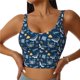 thumbnail image 1 of Balery Sea Turtle Sujetadores deportivos con espalda cruzada para mujer, acolchados, sin costuras, de alto impacto, ideales para yoga, gimnasio, entrenamiento y fitness.-Large, 1 of 8