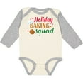 thumbnail image 3 of Inktastic Christmas Holiday Baking Squad Boys or Girls Long Sleeve Baby Bodysuit, 3 of 5
