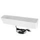 thumbnail image 2 of Barra de sonido estéreo con cable USB, reproductor de música, caja de sonido envolvente de graves, entrada de 3,5 mm para teléfonos móviles PC (blanco), 2 of 8