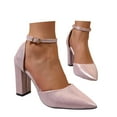 thumbnail image 3 of Women's High Heels Elegant Pointed Toe Strap Dress for Wedding Party and Formal Occasions, 3 of 9