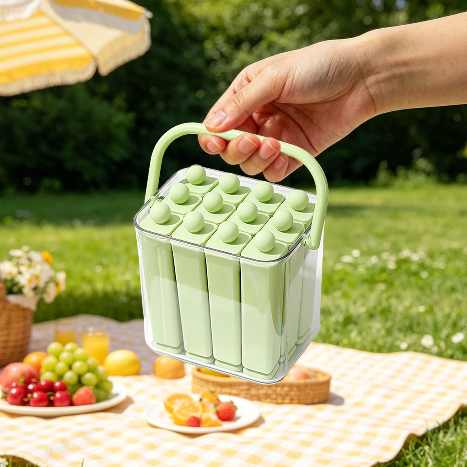 Ice Stick For Homemade And Easy Release Silicone Ice Maker For Summer Drinks And Desserts Parts Freezer Ice Holder Slow Melting Ice Cubes Small Ice Stacking Trays with Silicone Freezer Sphere Ice
