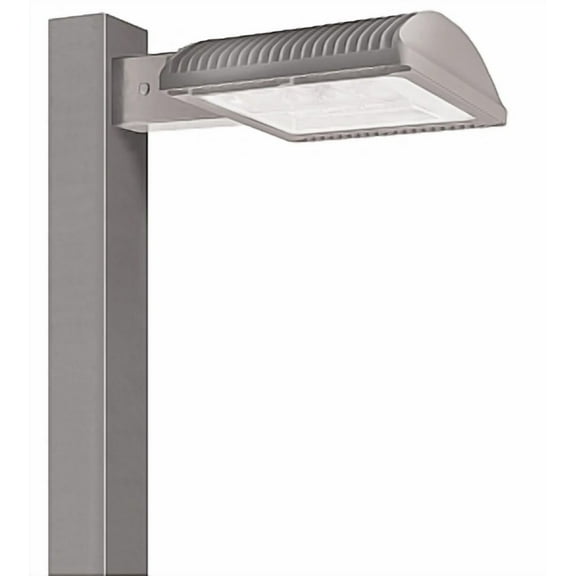 RAB Lighting 78W LED ALED78 Cool Type III Gray Area Light with 8in Arm