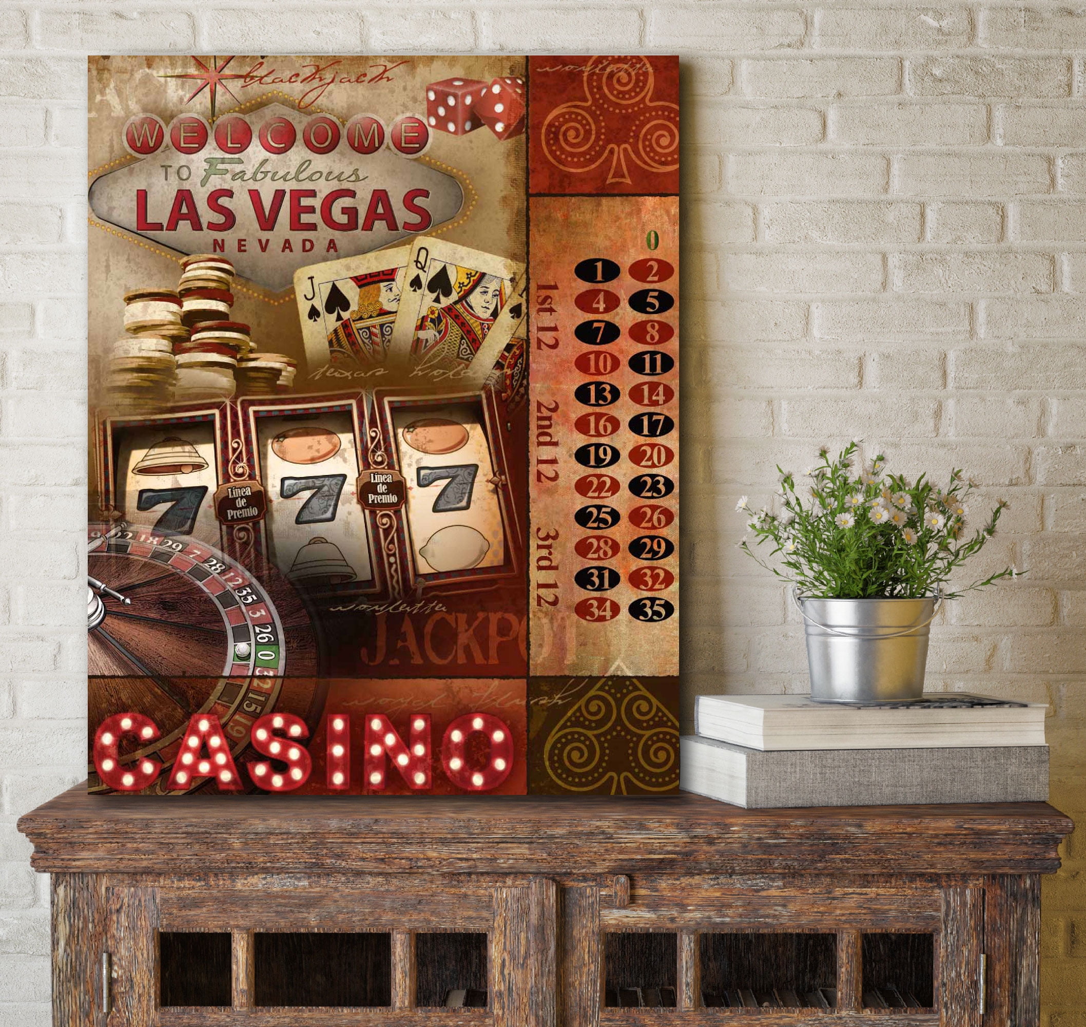 Casino I Gallery-Wrapped Canvas Wall Art, 16x20