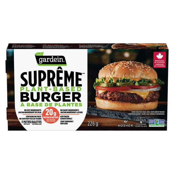 Suprême Burger A Base De Plantes 226g / 2 galettes
