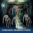 thumbnail image 2 of CNKOO Realistic Skeleton Hand Halloween Skeleton Hand Set Realistic Life Size Prop for Spooky Party Decorations Haunted Houses, 2 of 5