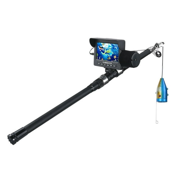 4.3" Inch 1000tvl Underwater Fishing Video Camera Kit 12 PCS LED White Lights Video Fish Finder Lake Under Water Fish Camera ,See in the Dark