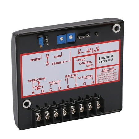 

Goodhd ESD2210 12 Generator Governor Control Panel Genset Speed Controller DC12‑24V