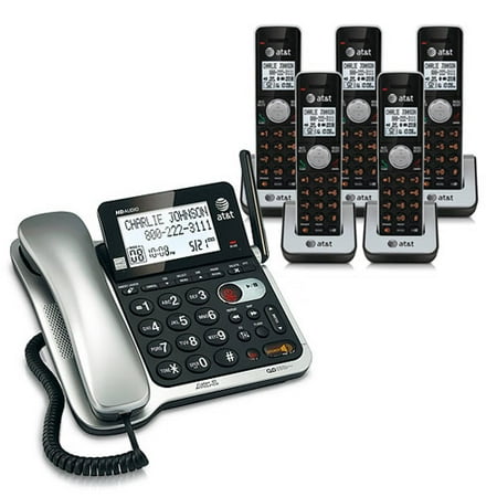 AT&T CL84502 DECT 6.0 Corded / Cordless Phone w/ Digital Answering