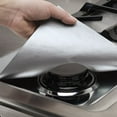 thumbnail image 5 of iMountek 4Pack Gas Stove Burner Covers Non-stick Stovetop Burner Liners Gas Range Protectors, Silver, 5 of 8