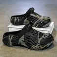 thumbnail image 4 of Men's Waterproof EVA Clogs – Lightweight Garden and Beach Sandals with Tree Branch Camouflage Print, Non-Slip Breathable Slip-On Mules with Adjustable Back Strap, 4 of 7
