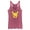 Pink Heather, variant on Women's Pokemon Pikachu Wink Face Racerback Tank Top Royal Blue Heather Medium