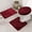 Red, variant on YouLoveIt 3 Piece Bathroom Rugs and Mats Sets Bath Mats Set 3 Piece Set ,with U-Shaped Toilet Floor Mat Non Slip Rugs andToilet Lid Cover Mat